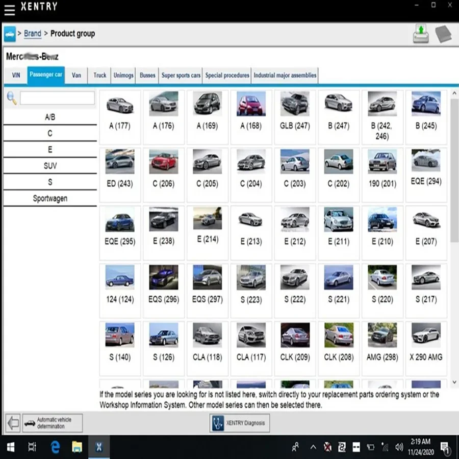 2023.6 MB Star Xentry DAS Diagnostic Tool Doip for C4 C5 C6 Scanner for Benz view 3