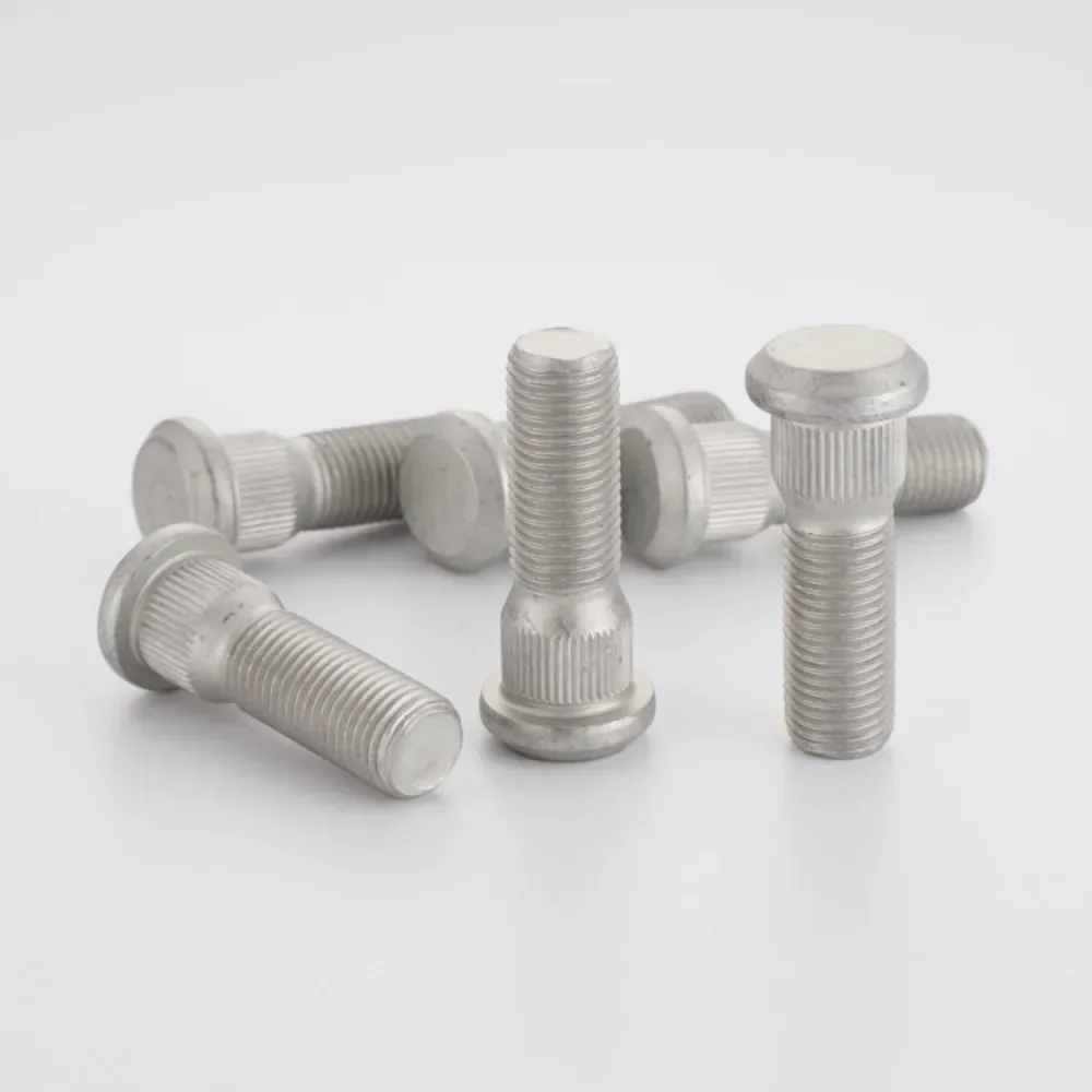 5pcs Wheel Lug Studs Hub Spline Bolts Screws for Toyota Lexus M14x1.5 Knurled OD 16.3mm Length 53mm