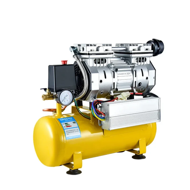 

12V/24V/48V/60V/72V Silent Oil-free Air Compressor 9/18/30L Air Pump Small Industrial High-pressure Air Pump