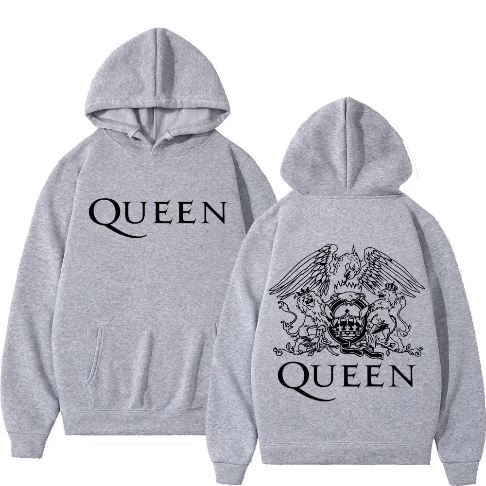 Autumn Winter Men Hoodie British Rock Band Queen Print Pullover Hoody Woman Sweatshirts Unisex Streetwear Fashion y2k Clothing