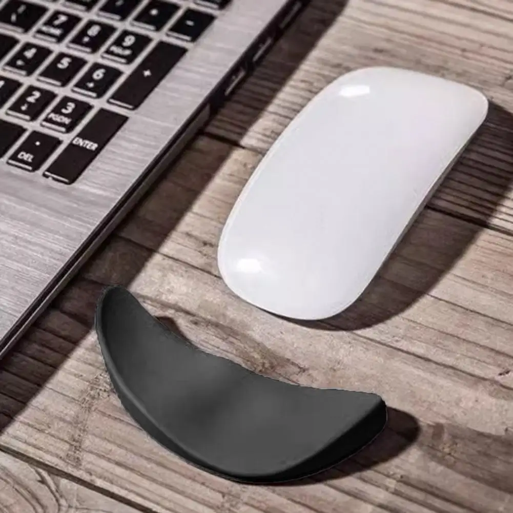 Support de poignet de souris ergonomique pour le confort du bureau, design incurvé, degré d'usure, coussretours non ald pour la dorure fœtale