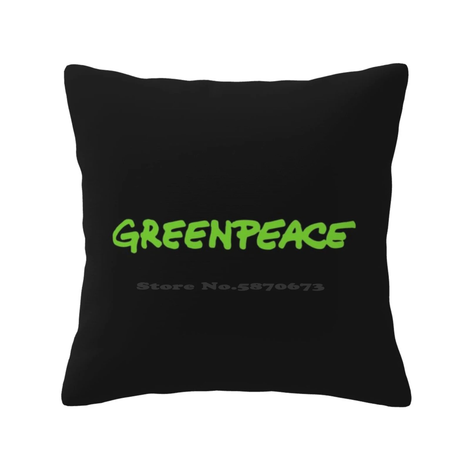 Best Seller-Green Peace Merchandise Pillow Cover Hug Pillowcase Green Peace Merchendise Green Peace Stuff Green Peace Sweater