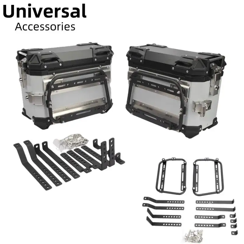 Motorcycle Accessories Multifunctional Universal Side Box Bracket DIY Quick Detachable Aluminum Side Box Bracket For YAMAHA