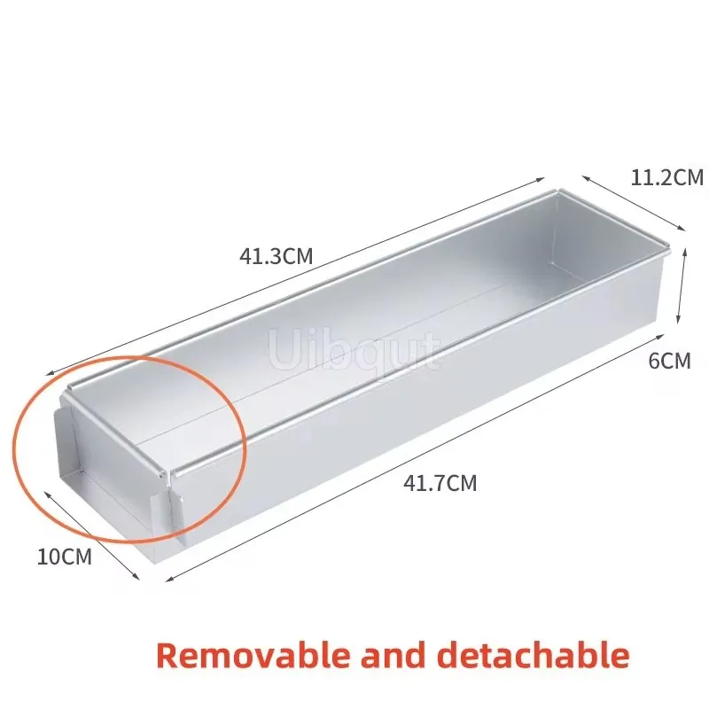 Removable Aluminum Cake Mold with Non-Stick Surface and Serving Spatula for Homemade Tiramisu, Mousse, and Muffin Baking