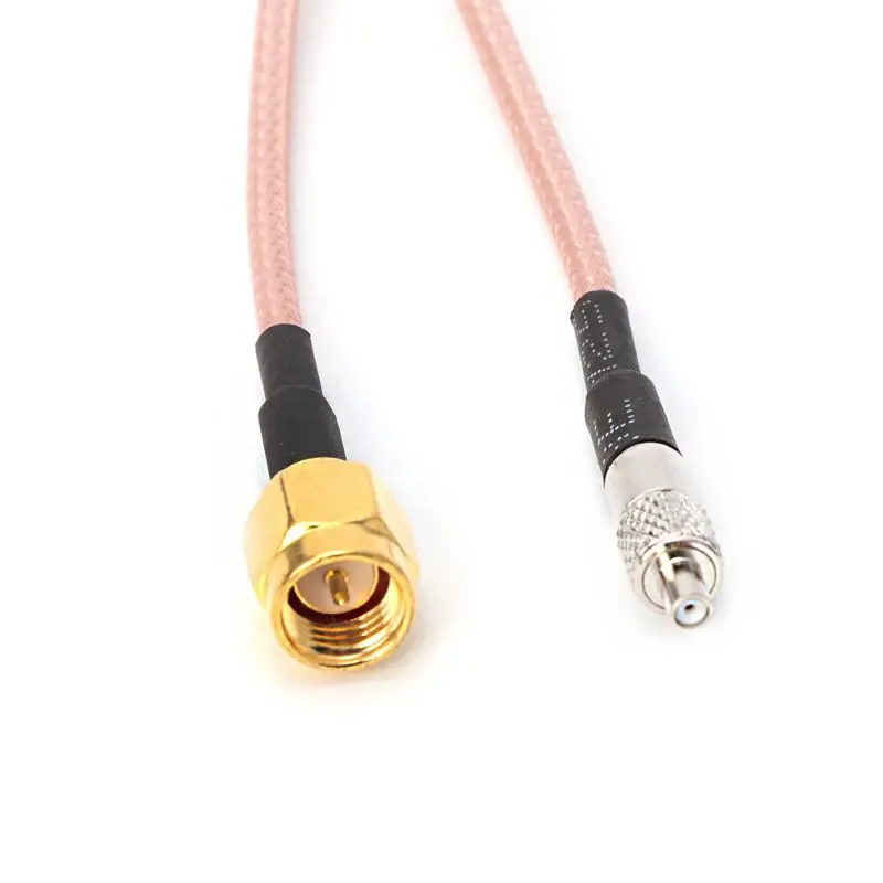 Straight TS9 Female Jack To SMA Male Plug RG316 Coaxial Pigtail Cable Assembly E