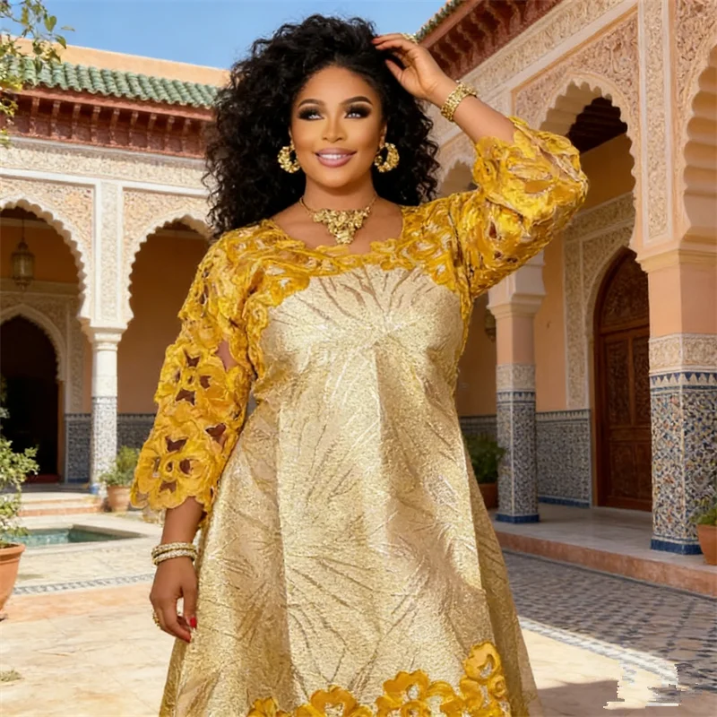 

Новые африканские платья для женщин: вечерние платья с вышивкой, мусульманские робы, африканские свадебные платья, дашики, анкара, бубу, джеллаба.