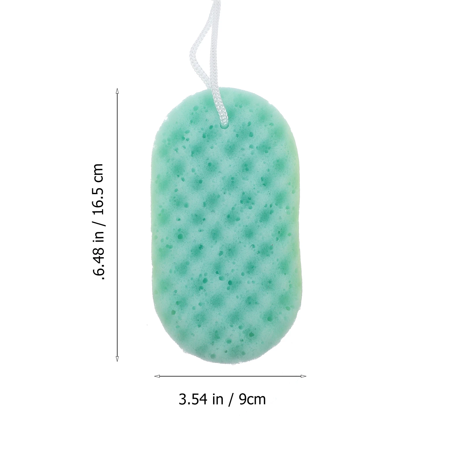 3pcs Bathing Sponge Comfortable Durable Exfoliating Shower Scrubbers For Body Clean Moisture Absorbing With Hanging Rope Bathing