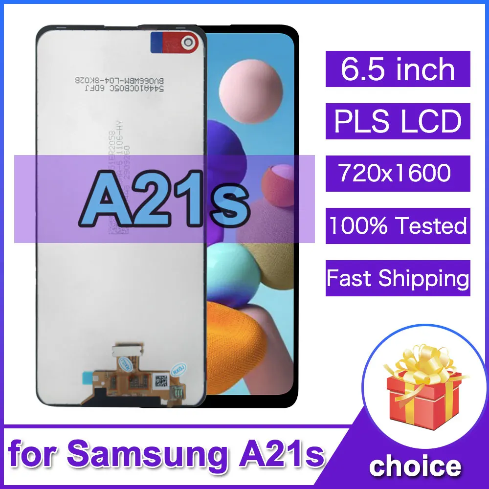 Accesorios para teléfono móvil LCD para Samsung Galaxy A21S pantalla LCD MONTAJE DE digitalizador con pantalla táctil para Samsung A21s LCD con marco