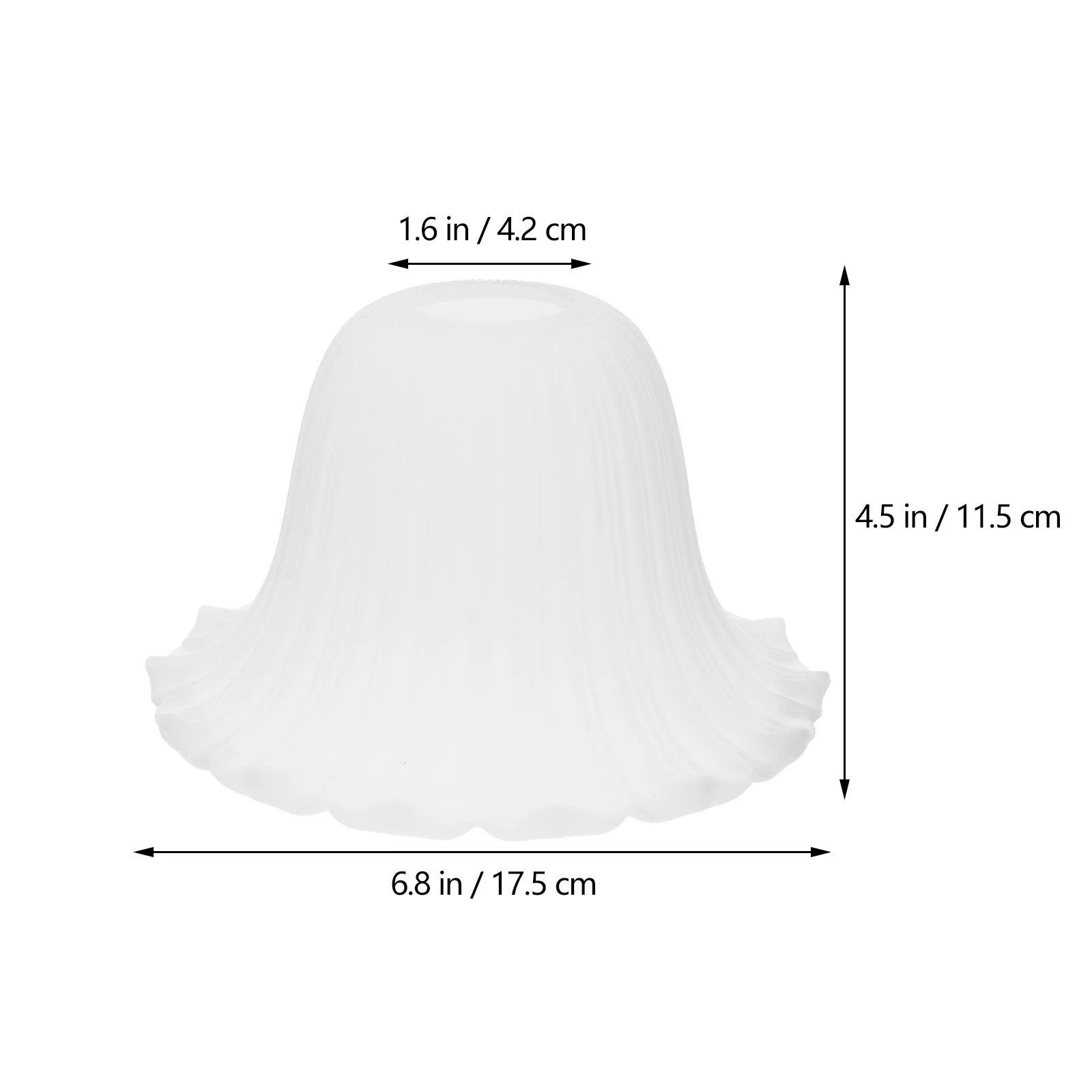 

Exquisite Glass Lampshade Chandelier Cover Stylish Light Cover Durable Material Warm Decorative Lighting for Various Lamps