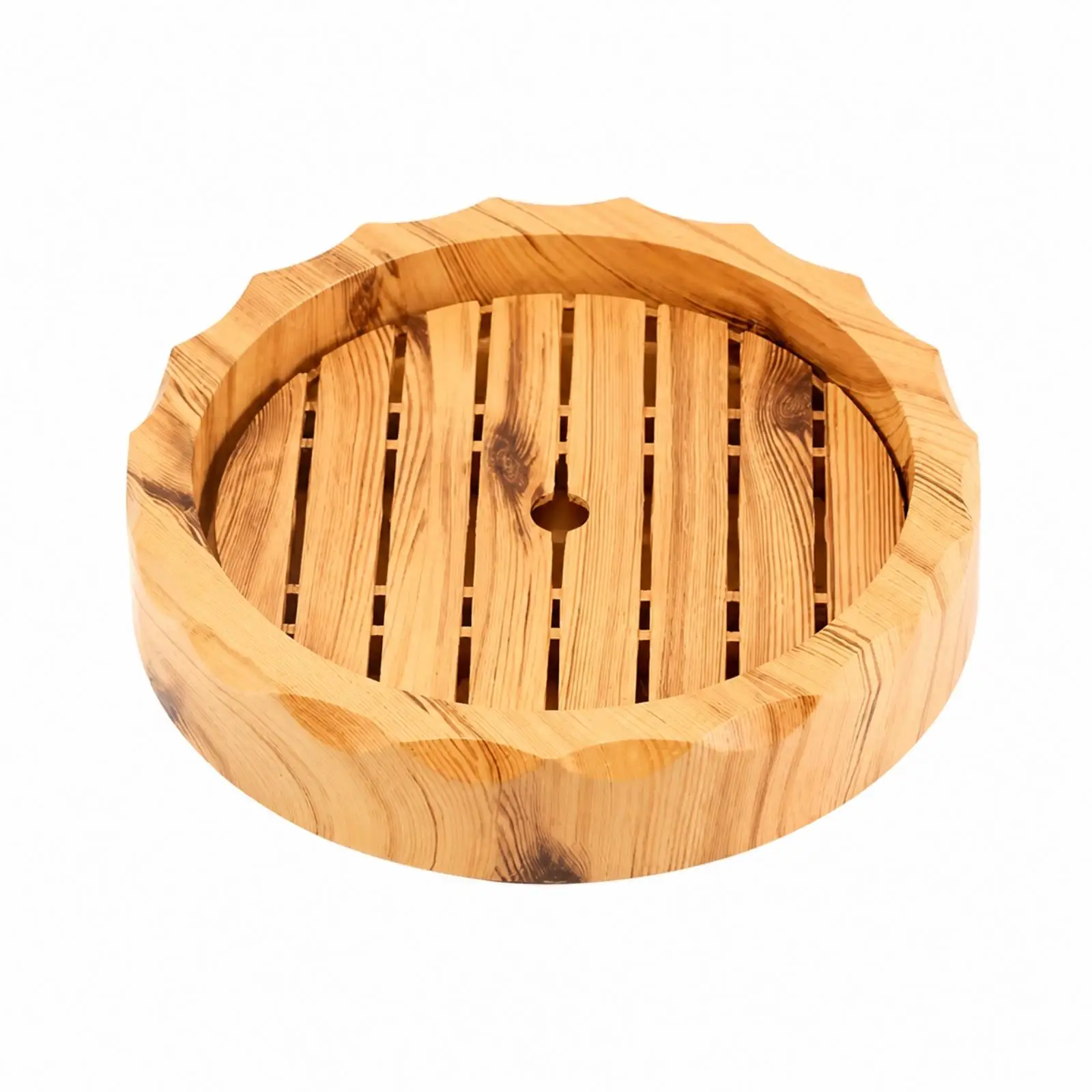 Seafood Serving Tray with Removable Divider Edge Chilled Dish Serving Tray with Raised Sides for Restaurant-Style Plating,