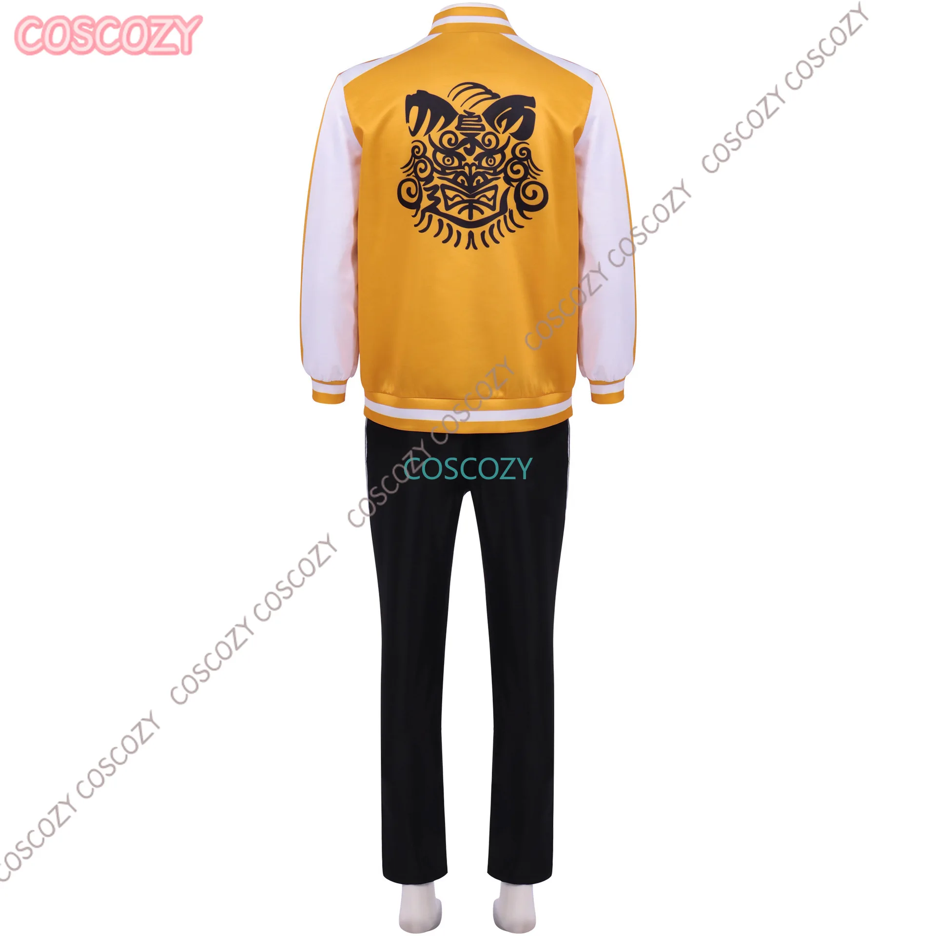 Anime Cosplay Costume Set para Adultos, Jaqueta, Zip Up Coat, Shishur Breaker, Jou, Togame, Uniforme Escolar, T-shirt, Calças, Cos