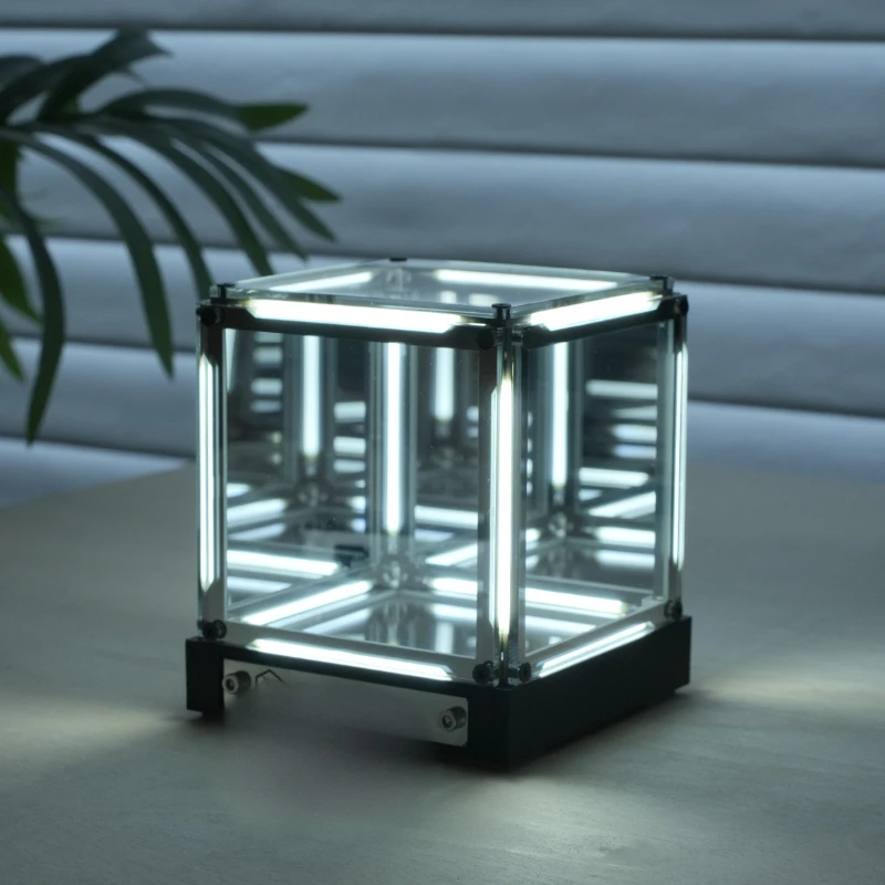 

Gaming atmosphere light, desktop technology design sense ornament, four-dimensional space abyss, super cube gift, men
