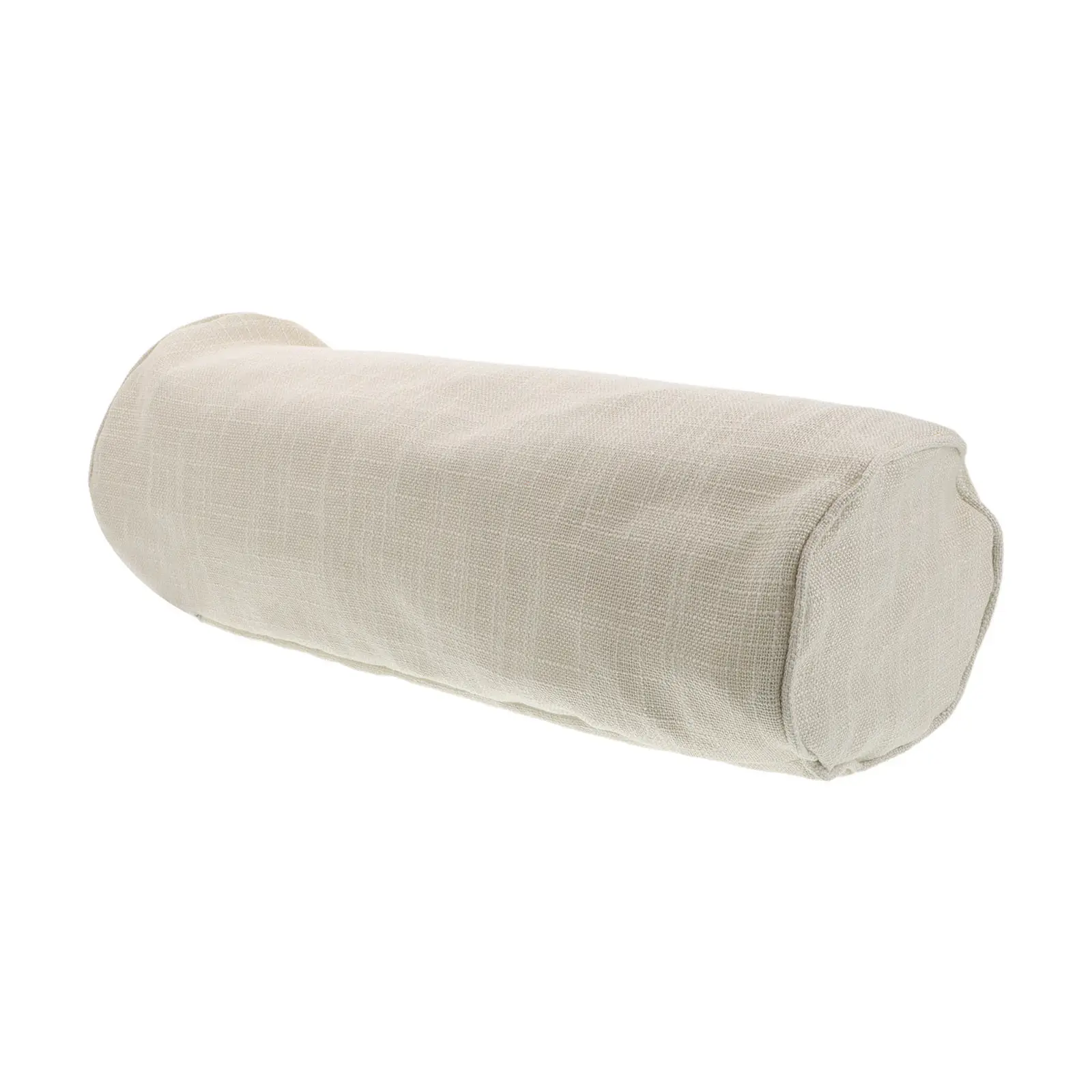 Round Pillow Cover Cylindrical Lumbar Pillow Protector 15.7x5.9 Inch Soft Breathable Neck Roll Pillowcase for Sofa Bed Home Use