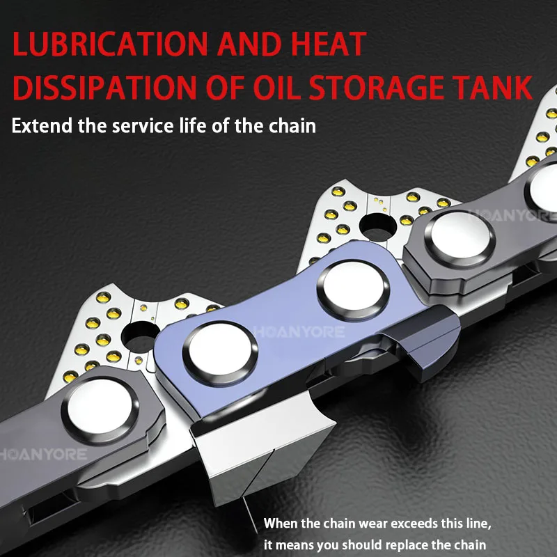 Universal 12 Inch, 16 Inch, 18 Inch Chainsaw Chain for Logging - Durable Chain Accessories for Chainsaw Enthusiasts