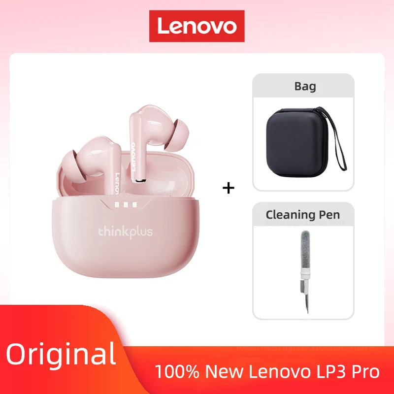 2025 Original Lenovo Earphone Wireless Bluetooth 5.3 Headphones HiFi Stereo Noise Reduction Sport Earbuds Touch Control New Gift