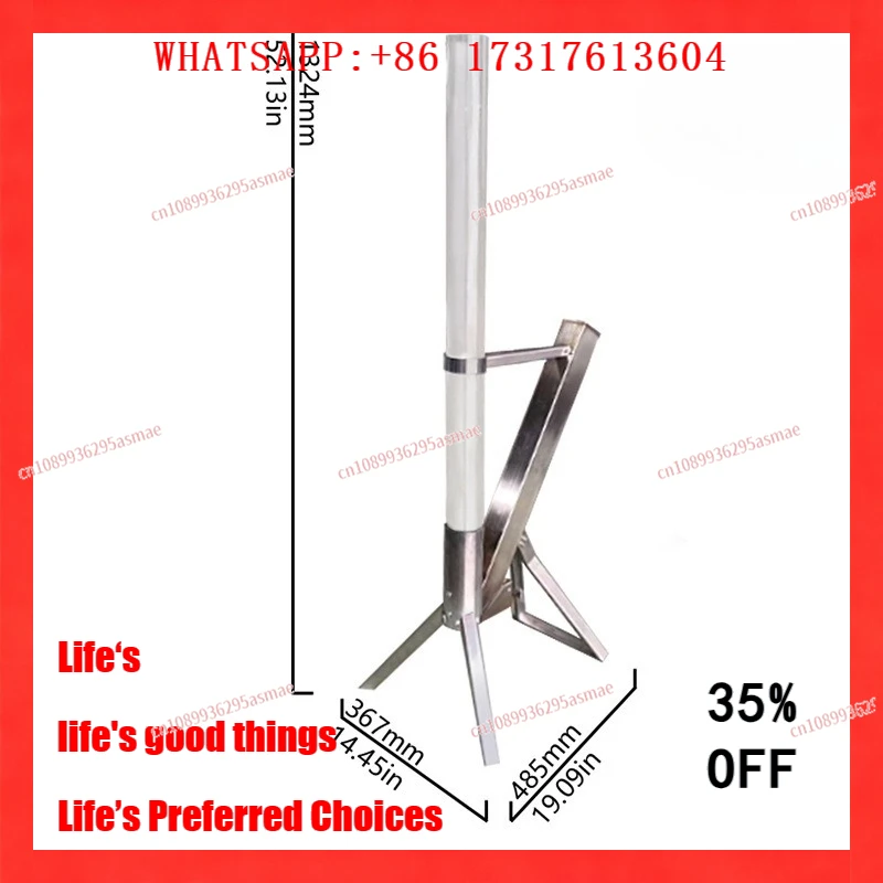 Stainless Steel Pellet Stove - Outdoor Heater for Camping Patio Home All-in-One Heating Fireplace