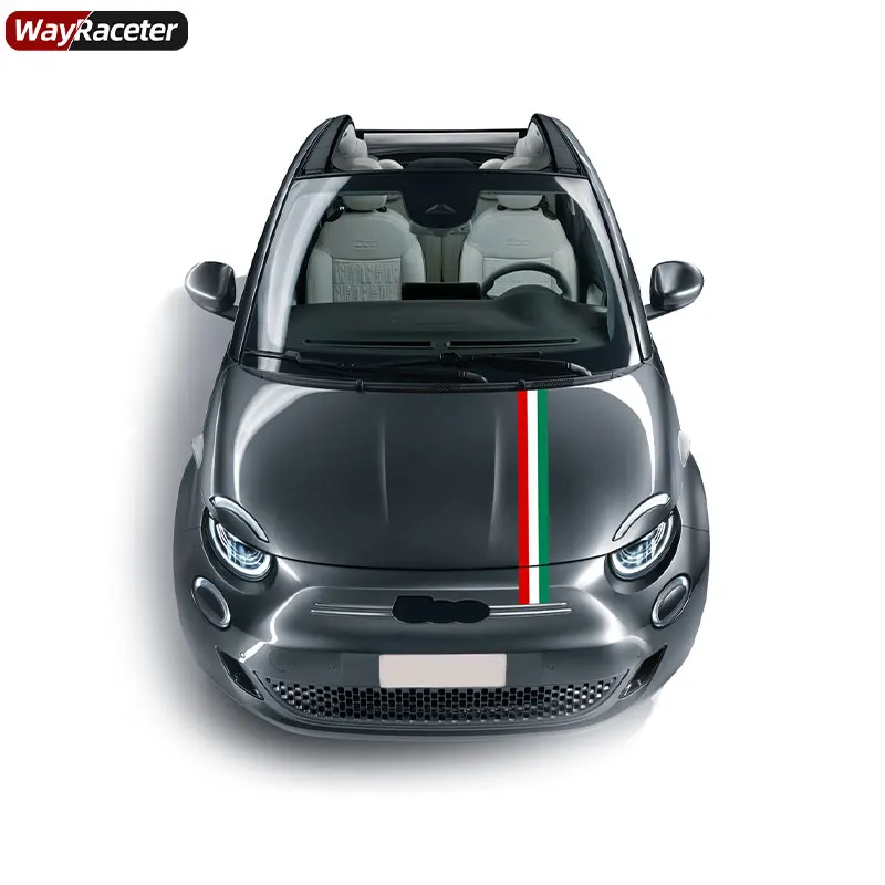 Car Hood Sticker Italy Styling Body DIY Decal For Fiat Abarth 500 500x Tipo Doblo Ducato Panda Stilo Punto Bravo Accessories