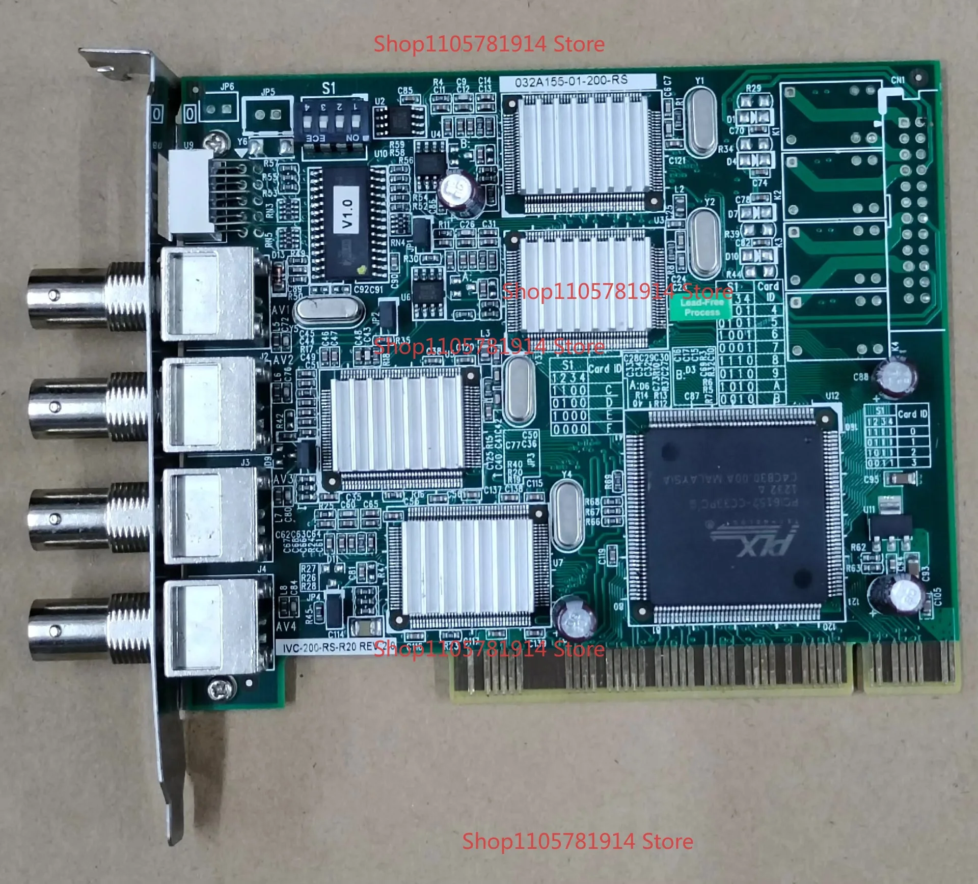 For Vinda IVC-200-RS-R20 REV: 2.0 032A155-01-200-RS PCI Video Capture Card