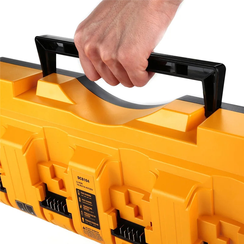 DCB104 Replacement For Dewalt Battery Charger,Charging For12v/20V Max Battery,DCB124 DCB126 DCB200 DCB205 DCB206 Durable EU Plug