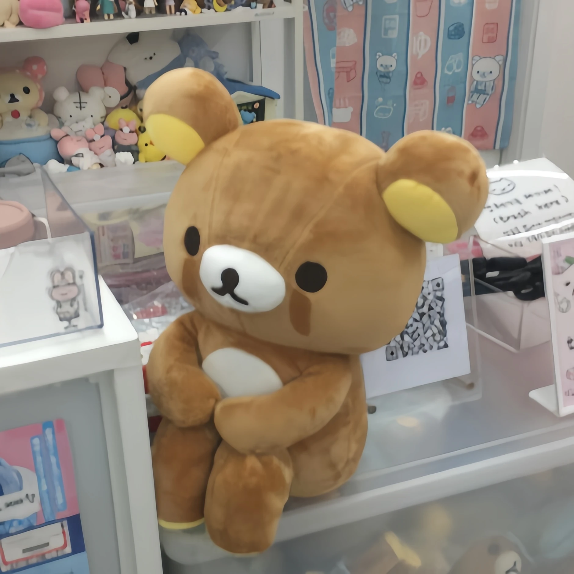 

Коллекция плюшевых игрушек Sad Rilakkuma, плюшевый мишка Kawaii, мягкая кукла, декор для комнаты Kawaii, милые игрушки в виде животных, подарки на день рождения для детей