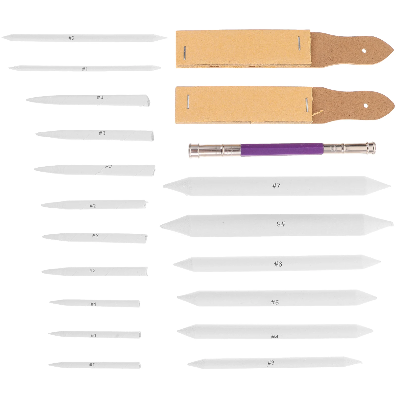 

Paper Blender Drawing Accessories Blending Stumps Sketch Tools Lightweight Durable Practical Safe Material Pencil Sharpener S