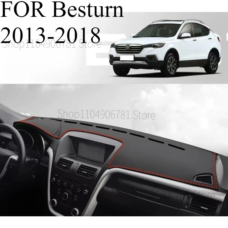 FOR Besturn 2013-2018 Car Dash Mat Dashmat Dashboard  Cover Sun Shade Dash Board Cover Carpet  Accessories
