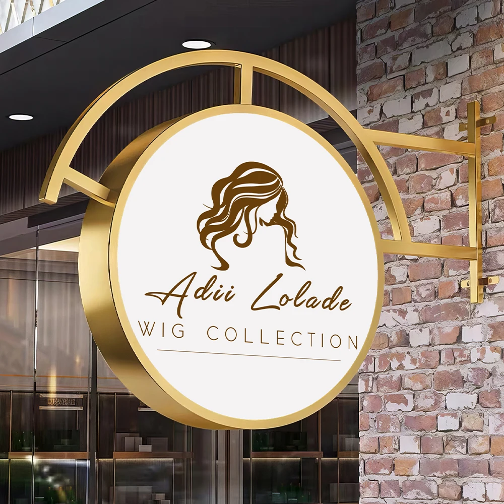 New Design Advertising Light Box Signage Outdoor Hanging Light Box Sign