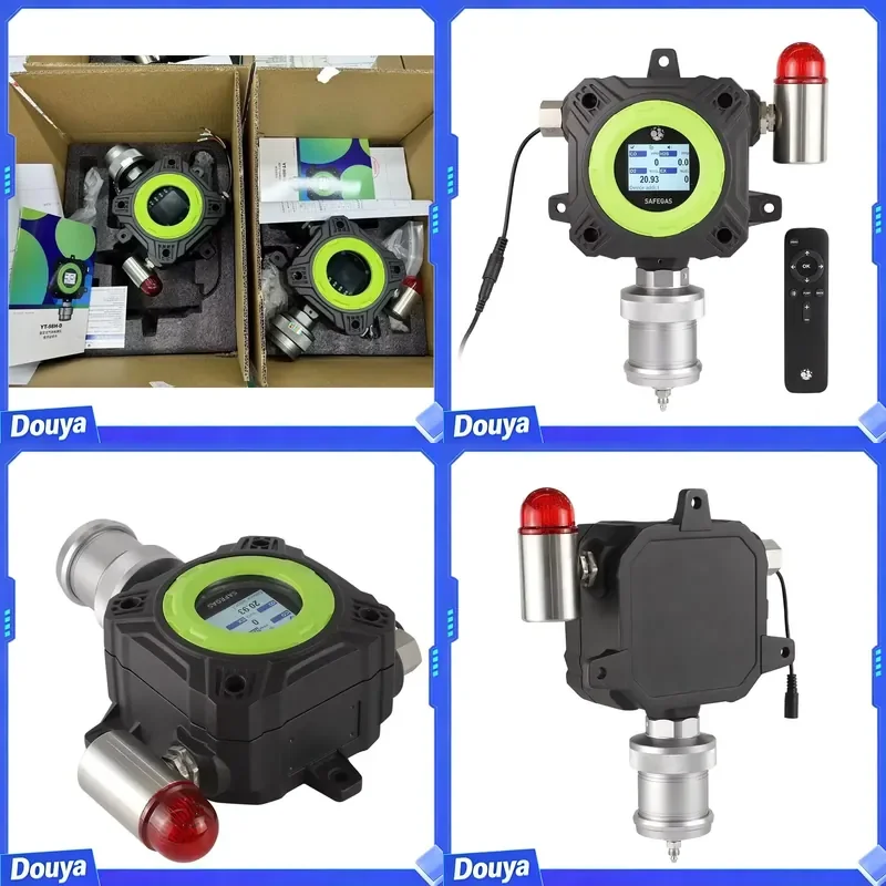 High Precision H2 Transmitter Fast Response Leak With 4-20mA Relay Output RS485