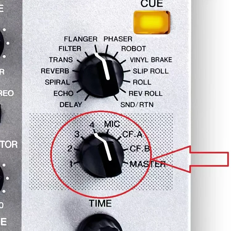 5 Stück 16,5 x 22 mm für Pioneer DJM Mischstation Einstellknopfkappe D-Achse 0 ° Auswahlknopfkappe für die Effekteinstellung der Mischstation – Detail 8