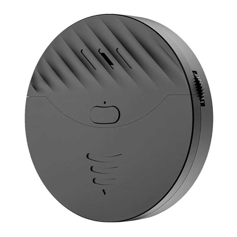 Smart-2X Tuya Smart Wifi Alarme Porta E Janela Sensor de Vibração Alerta de Proteção de Segurança Funciona com Alexa, Smart Life (Preto)