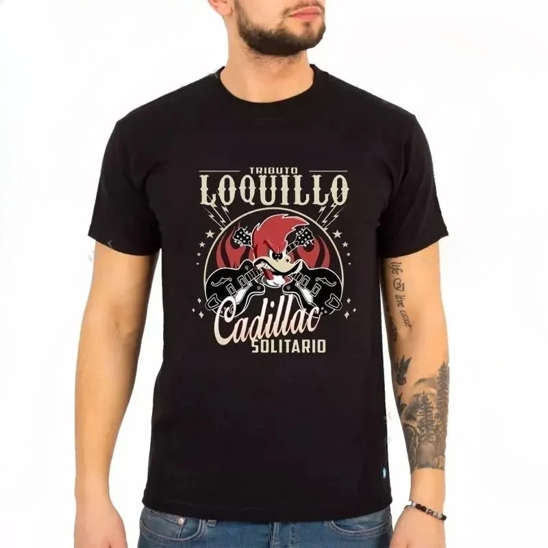 

Loquillo Theme 100%Cotton Men's Dedicated T Shirt Graphic Shirts Short Sleeve Tee Summer Streetwear O-neck Print Tops