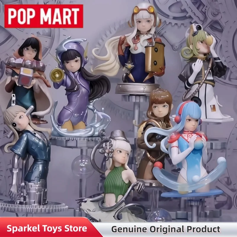 

New POPMART KeyA Lucid Dream Series Blind Box Figure Cute Desktop Ornament Toy Decor Mystery Box Collect Dolls Gift For Adult