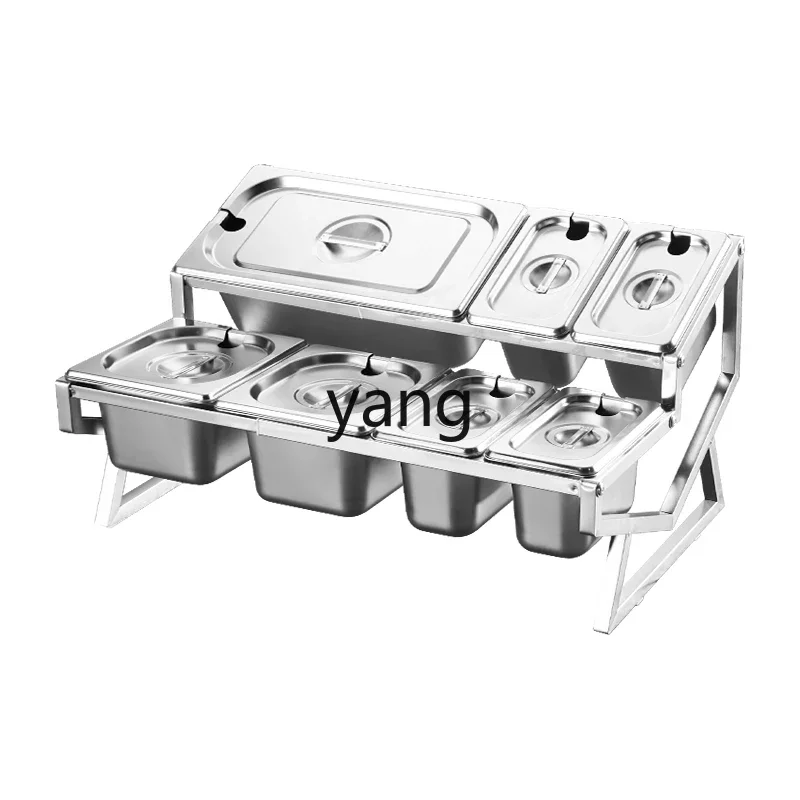 

LMM stainless steel parts basin rack jam box special score box for milk tea shop