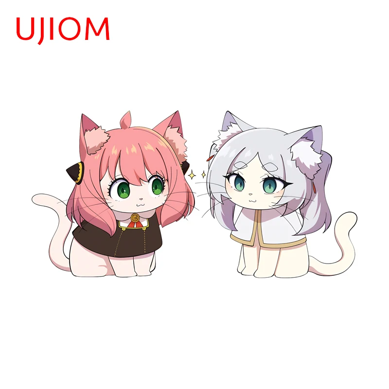 UJIOM Frieren Anya Cute Cartoon Wall Stickers Interesting Desk Vestibule Wardrobe Laptop Decal High Quality Anime Wallpaper