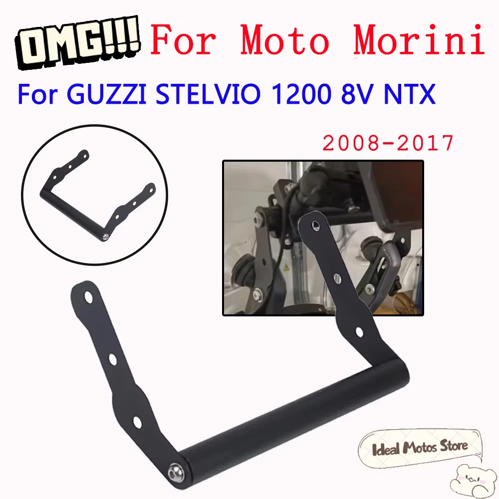 

Motorcycle Mobile Phone Stand For Moto Morini Guzzi Stelvio 1200 8V NTX 2008 - 2017 Gps Navigation Mount Handlebar Mount