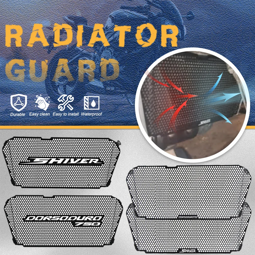 

2024 Motorcycle Radiator Grille Guard Protector Cover For Aprilia Shiver SL 750 SL750 Dorsoduro 750 Shiver 900 2008-2017 - 2022