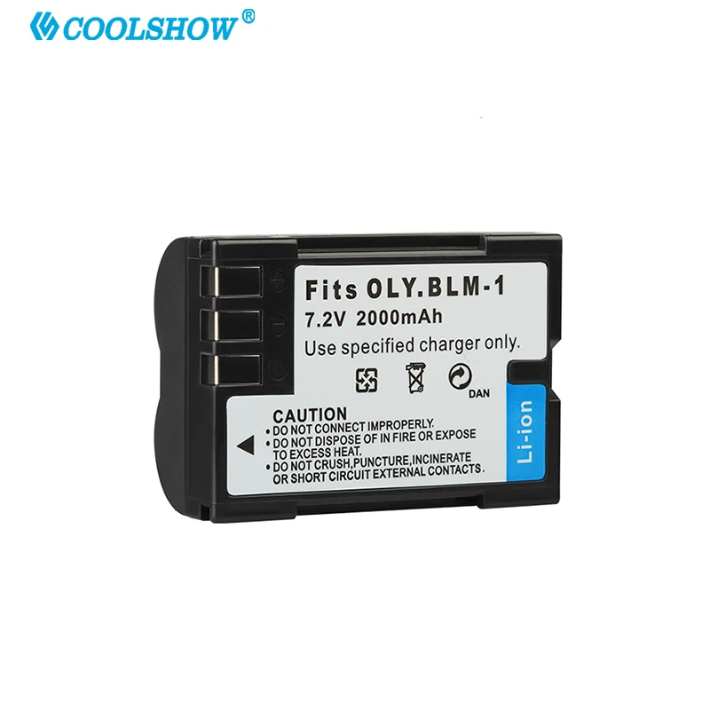 

PS-BLM1 PS BLM1 Batterie 2000mAh For Olympus C-5060 C-7070 C-8080 E-30 E-300 E-330 E-500 E-510 E-520 E3 BLM-1 Camera Battery