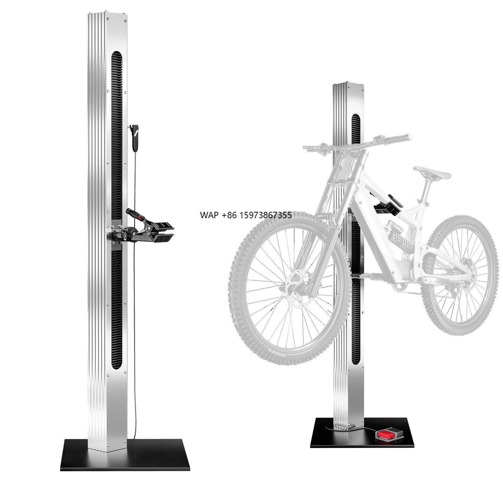 

Универсальная автоматическая подъемная стойка для велосипеда, инструмент для обслуживания вращающейся головки на 360 градусов, сверхмощная стойка для обслуживания электрического велосипеда