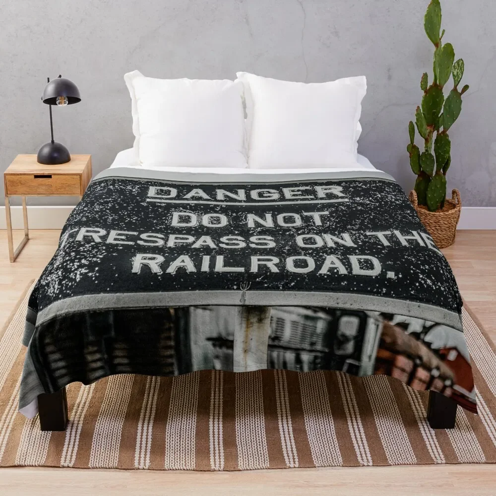 Danger Zone Throw Blanket Plaid on the sofa Thermal Blankets