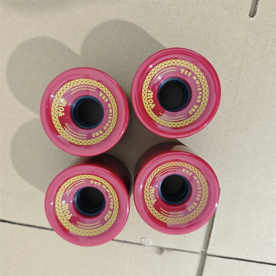 YOW land surf skateboard wheels pu material longboard wheels 66*51mm 78A 80A 82A very elastic and wearproof good quality