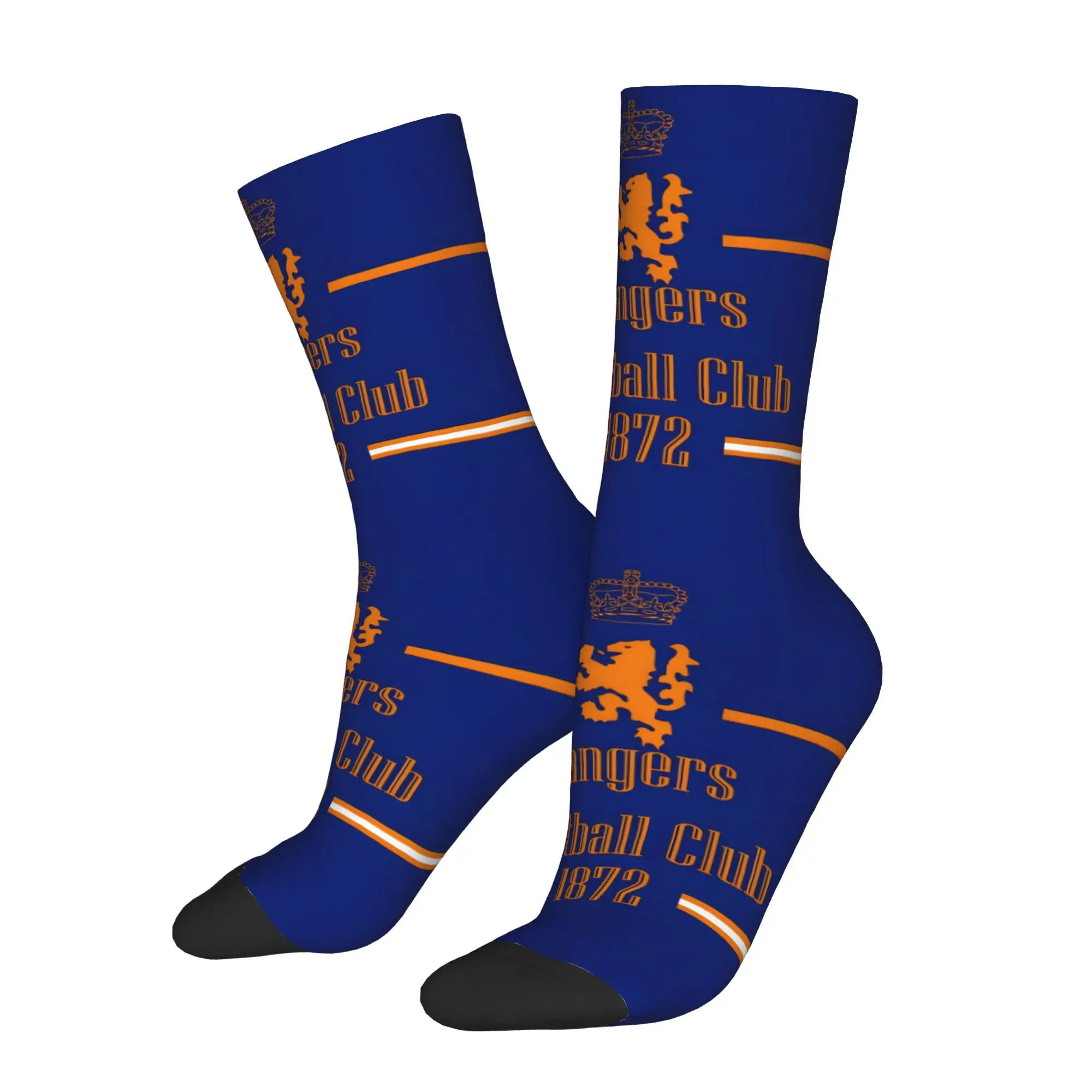 

Funny Happy Men's Socks Football Design Vintage Harajuku Hip Hop Casual Crew Sock Gift Pattern Printed