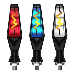 Motorcycle Turn signal lightning style Decorative lamp turn flashing Warning Signal light Flowing Indicators moto Accessories