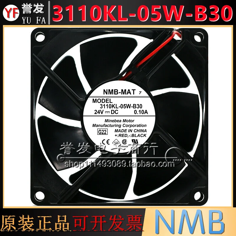 NIEUWE ORIGINELE 3110KL-05W-B30 24 V 0.10A 8025 80x80x25mm KOELVENTILATOR RADIATOR