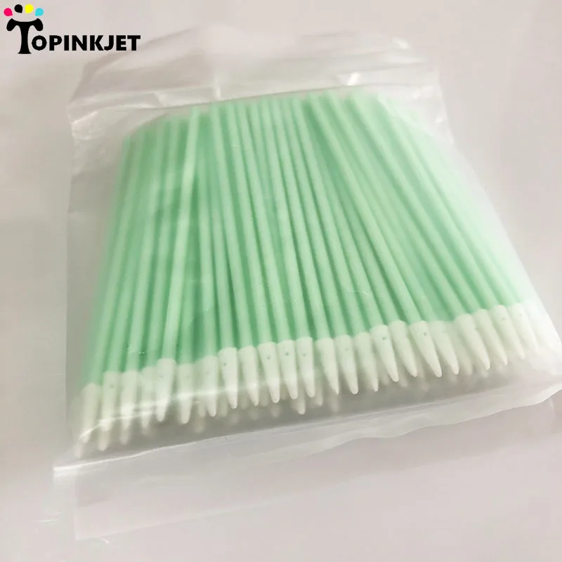 100 Stück Glasfaser-Reinigungswerkzeug, Mikro-Reinigungsschaum für die Faserreinigung, Druckkopf-Reinigungswerkzeug – Detail 4
