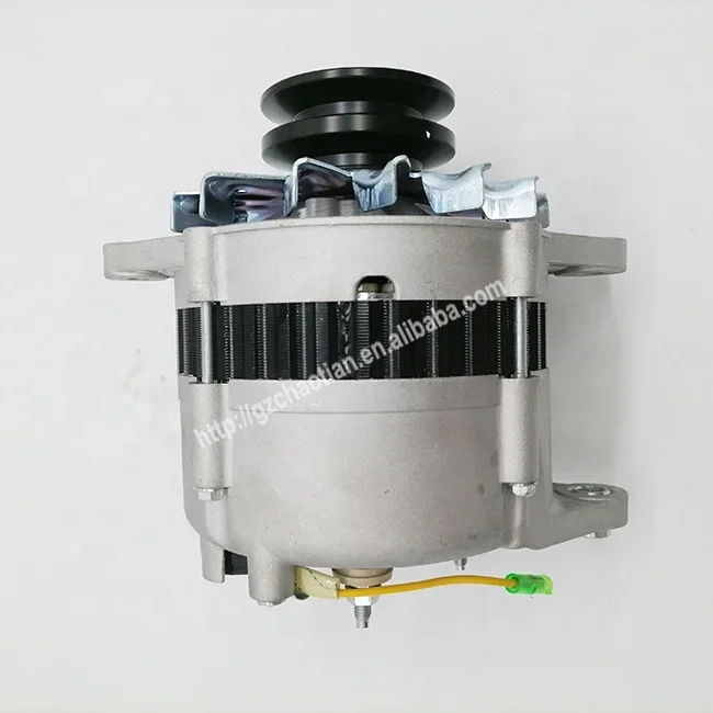 Construction Machinery Parts EX60-2 Excavator Alternator 24V Alternator BD30 Engine Alternator 24V 40A