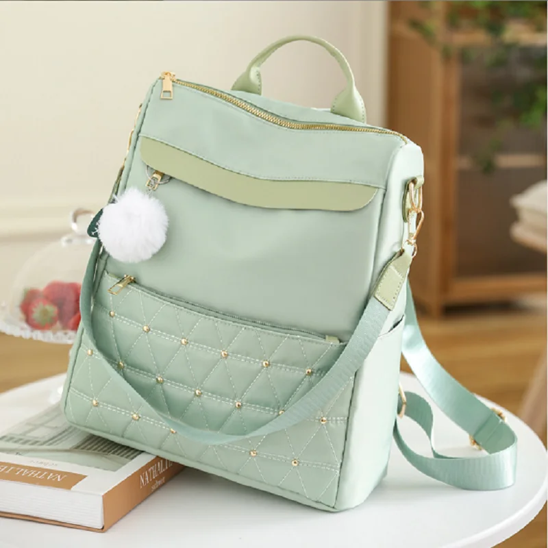 2025 New Fashion Waterproof Oxford Backpack Women Large Capacity Designer Shoulder Bags School Bag Female Casual Travel Knapsack