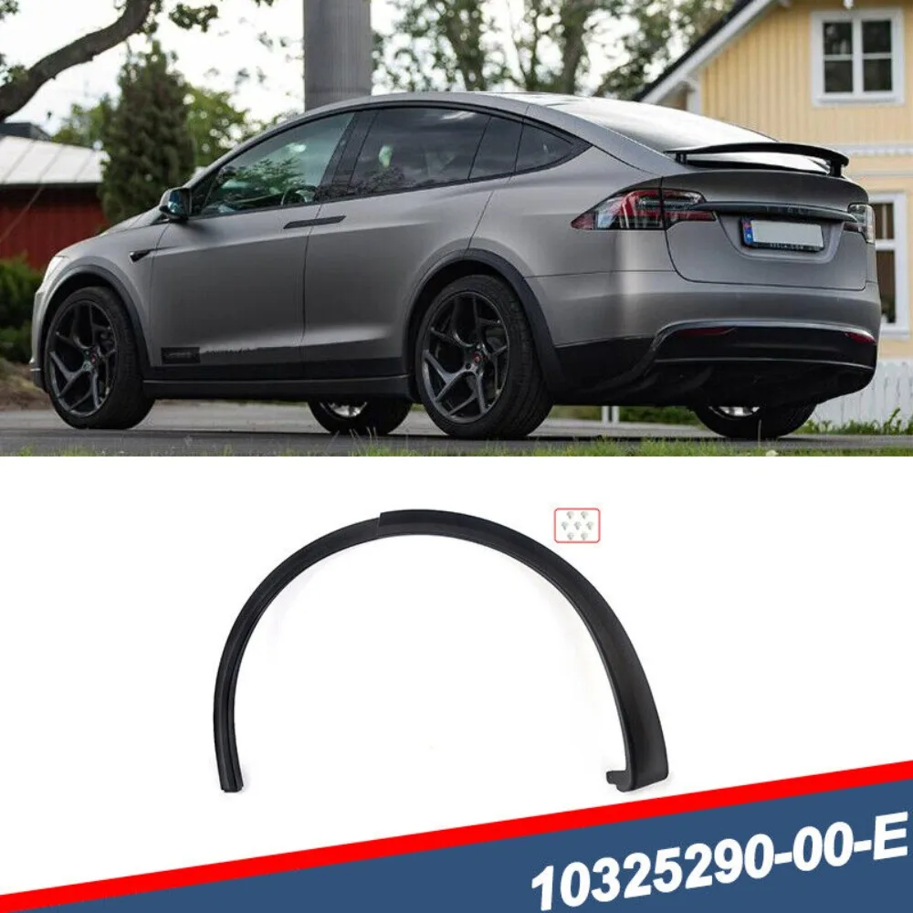 

Fits For Tesla Model X 2016-2021 Fender Wheel Flare Molding Trim Rear Left Side United States