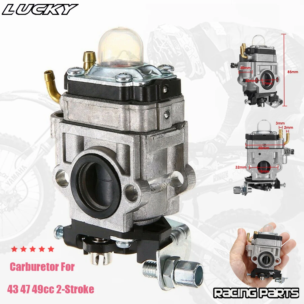 15mm Carburetor Kit For Brushcutter 43cc 49cc 52cc Strimmer Cutter Chainsaw Carb Motorcycle Carburetors High Quality