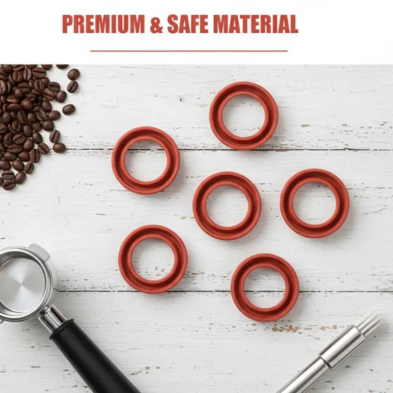 Leakproof Coffee Machine Sealing Rings, Flexible Silicone Water Tank Seals, 1/10Pcs Replacement Gaskets for AEG Appliance