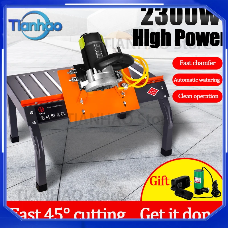 Portable Ceramic Tile Chamfering Machine for Cutting and Milling Ceramics Desktop Tile Chamfer Machine for Marble
